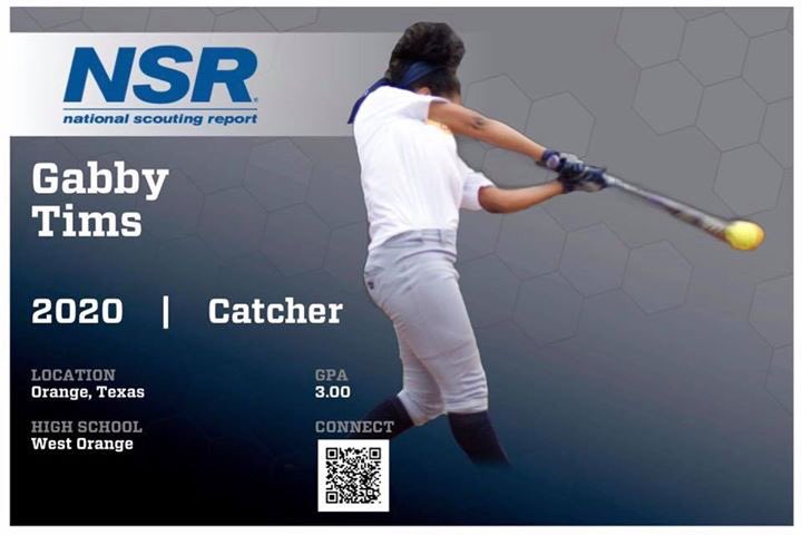 _oliviarevis's tweet photo. Lots of thanks to #nationalscoutingreport Gabby Tims '20 C/3b/CF https://t.co/axBE1bEUjd