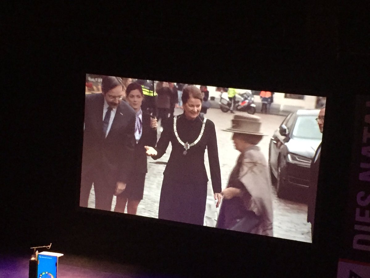 Universiteit Maastricht viert vandaag  41ste verjaardag.  Eregasten zijn Bondspresident Gauck (Duitsland) en Hare Majesteit Prinses Beatrix