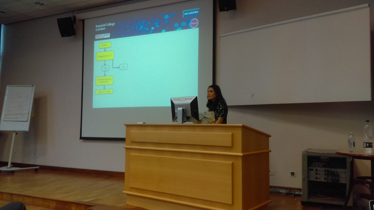 Shabnam from <a href="/Tommysimperial1/">Tommys@imperial</a> presents her interesting work on using biomarkers to predict pregnancy outcome @Tommys_baby