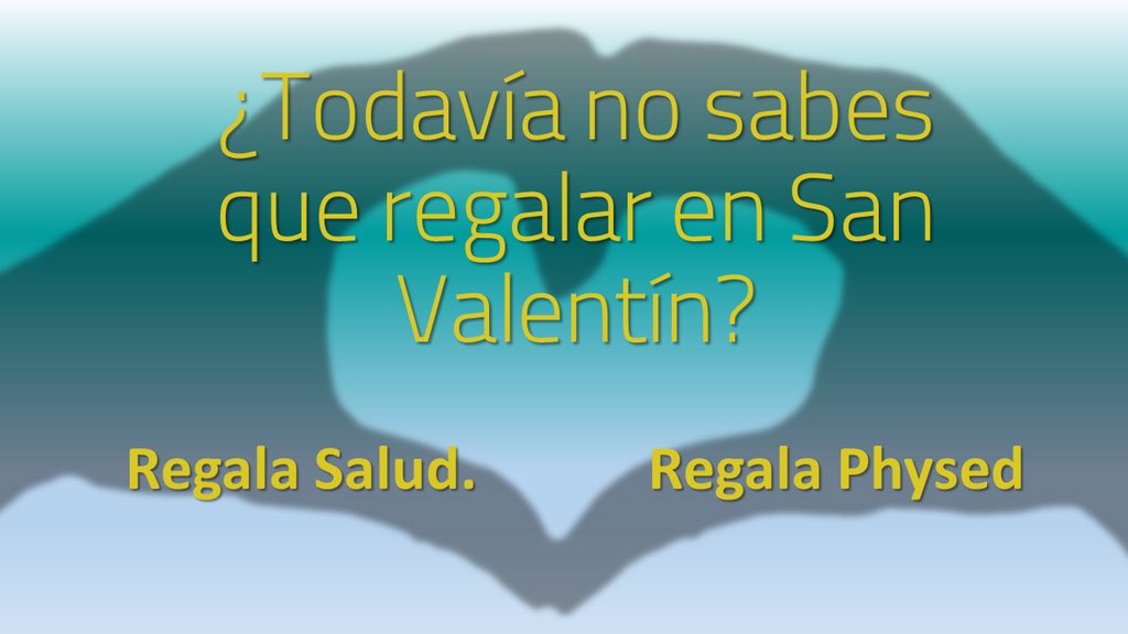 clinica_physed's tweet photo. ¿No sabes que regalarle a tu pareja? Regálale salud , regala Physed. #ponunfisioentuvida #salud #physed #physedconsejo https://t.co/sOTnM5rZkL