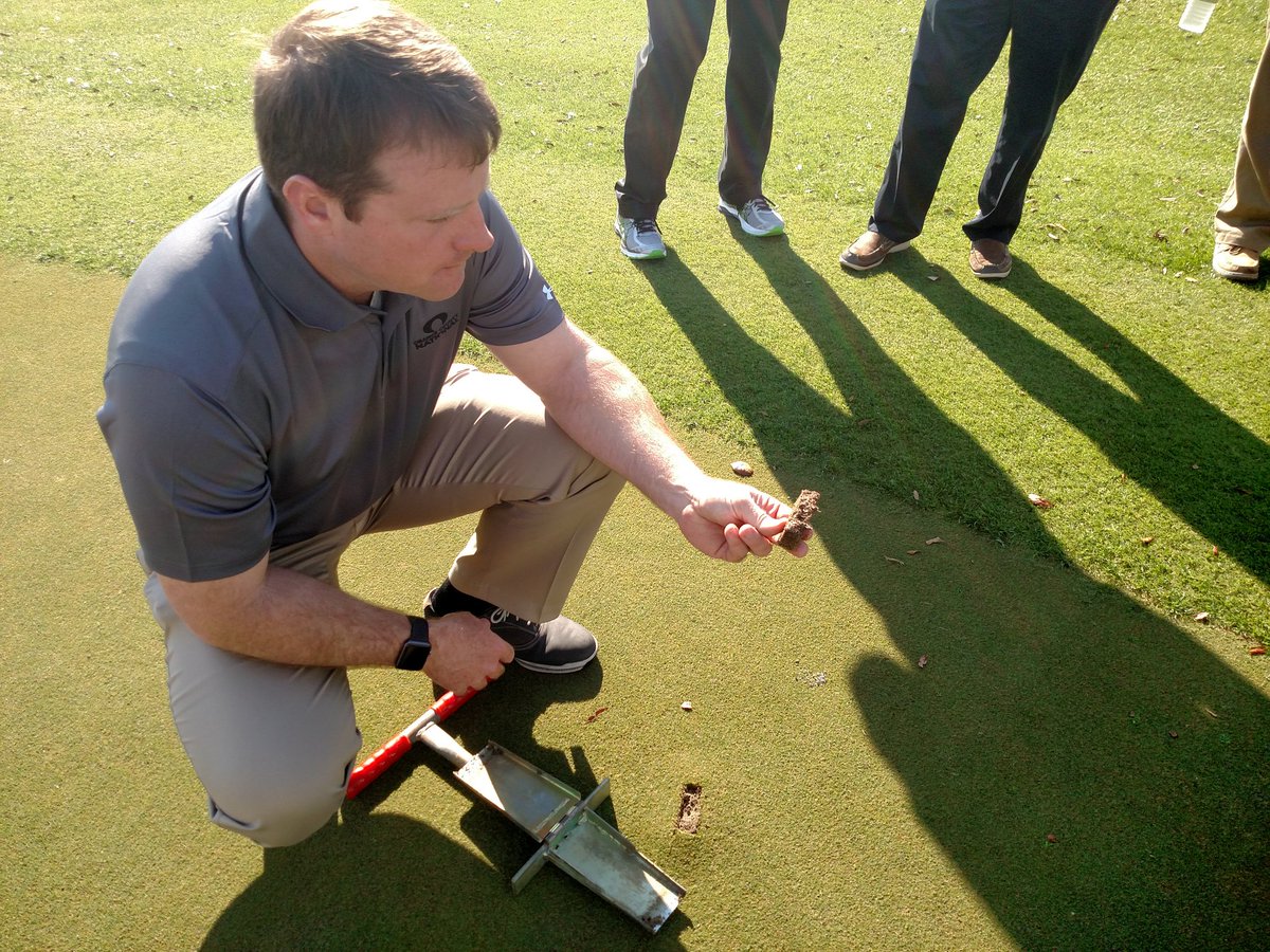 turfnet's tweet photo. @lanetredway talks about #Divanem a low use rate nematicide from @SyngentaTurf for control of several species of nematodes. https://t.co/JCkSaVHEej