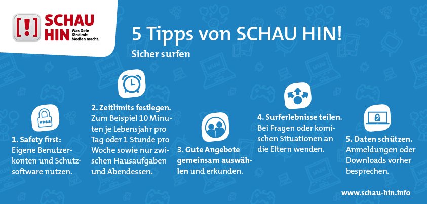 5 Tipps zum #SaferInternetDay, wie Kinder sicher surfen: bit.ly/2jYrx80