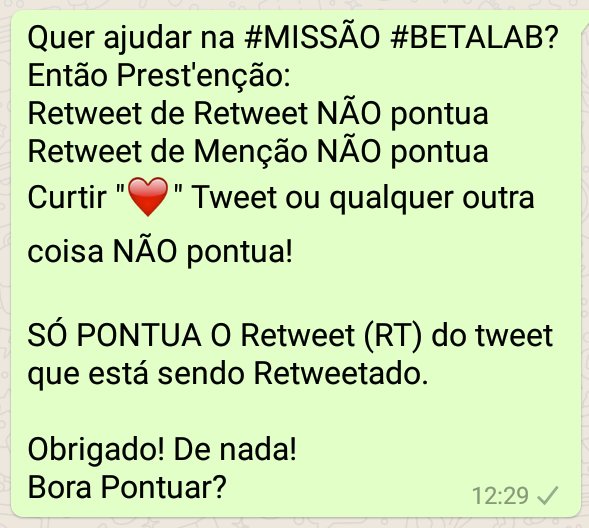 SebahBetakiller's tweet photo. #TercaDetremura
#TimBeta
#TimBetaAjudaTimBeta
#BetaAjudaBeta
#BetaSegueBeta
#BetaLab
#OperacaoAjudaNoRT https://t.co/l560GEstaU