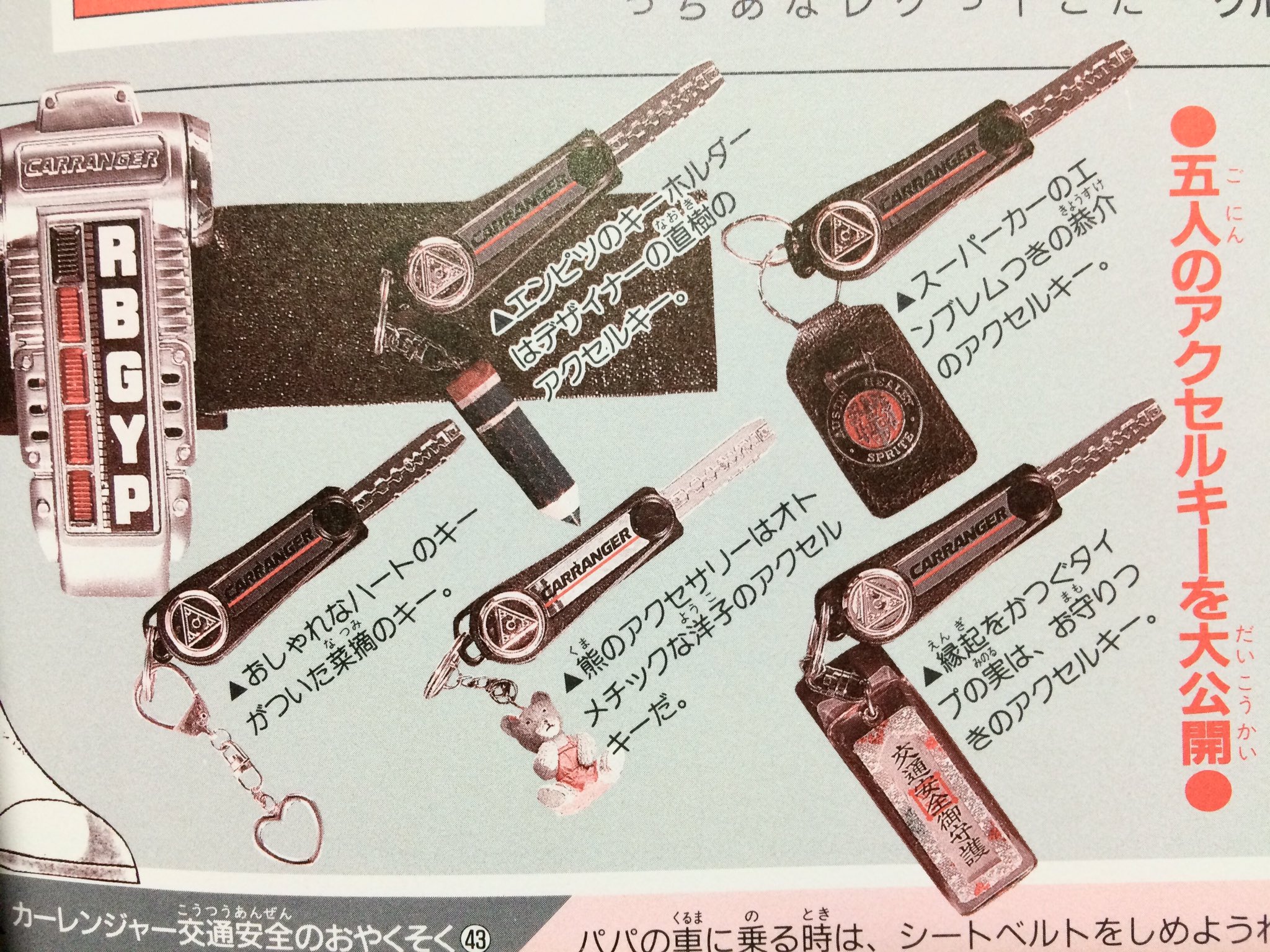 アクセルチェンジャー カーレンジャー アクセルブレス アクセルキー 