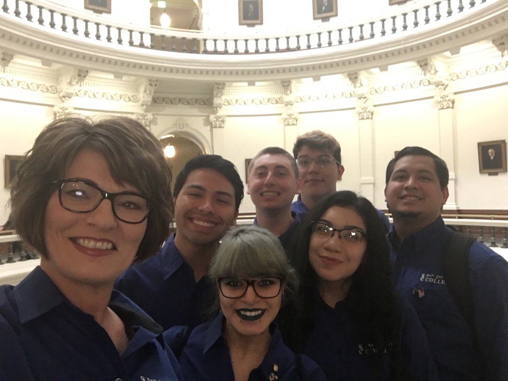 Check out our #sanjacselfie from the Texas State Capitol rotunda! #txsuccess #txlege