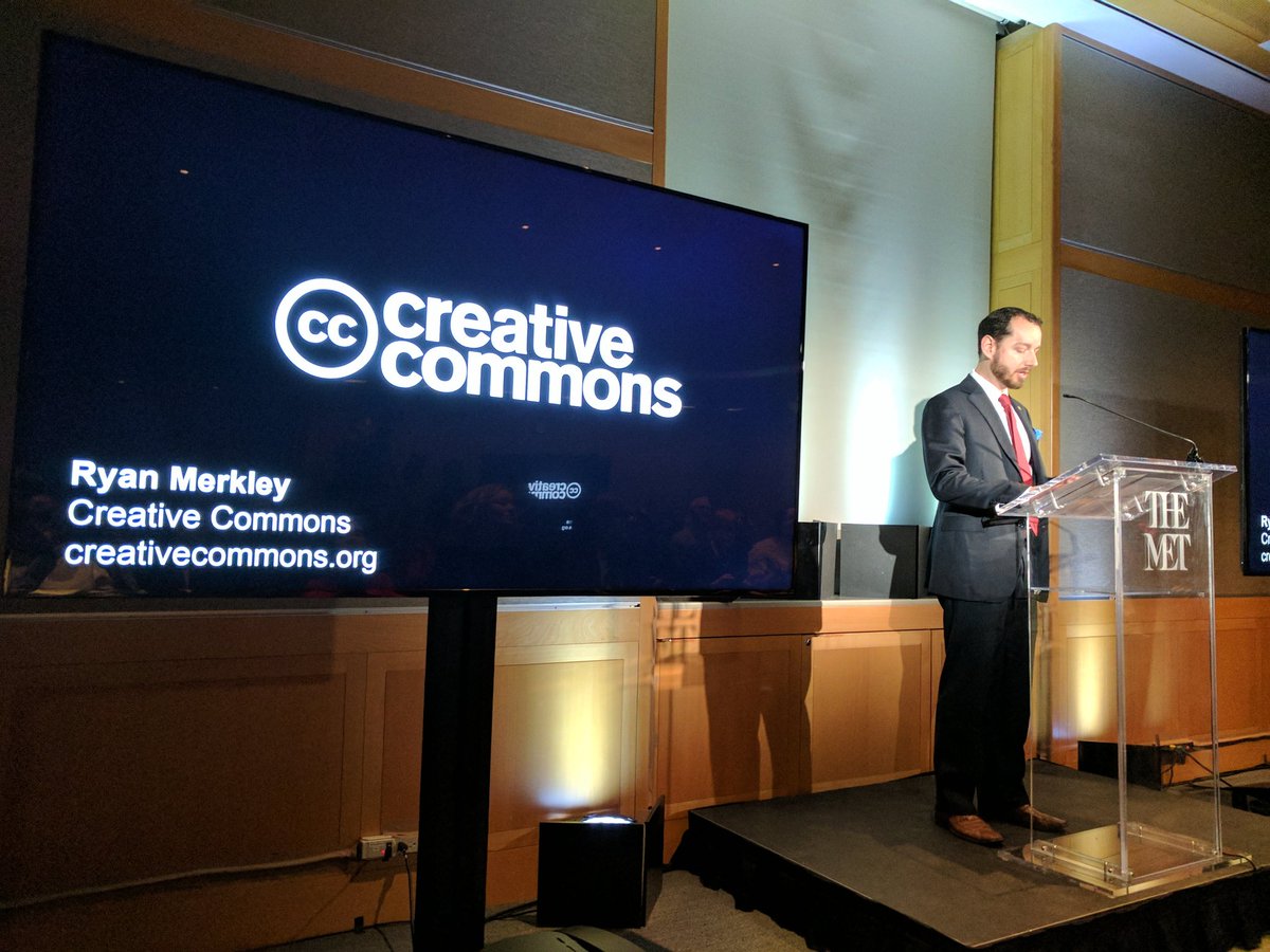Our_City_Blog's tweet photo. "The Met is tearing down the barriers that hamper innovation." — RyanMerkley, CEO CreativeCommons #MetOpenAccess https://t.co/admiOhlZTb