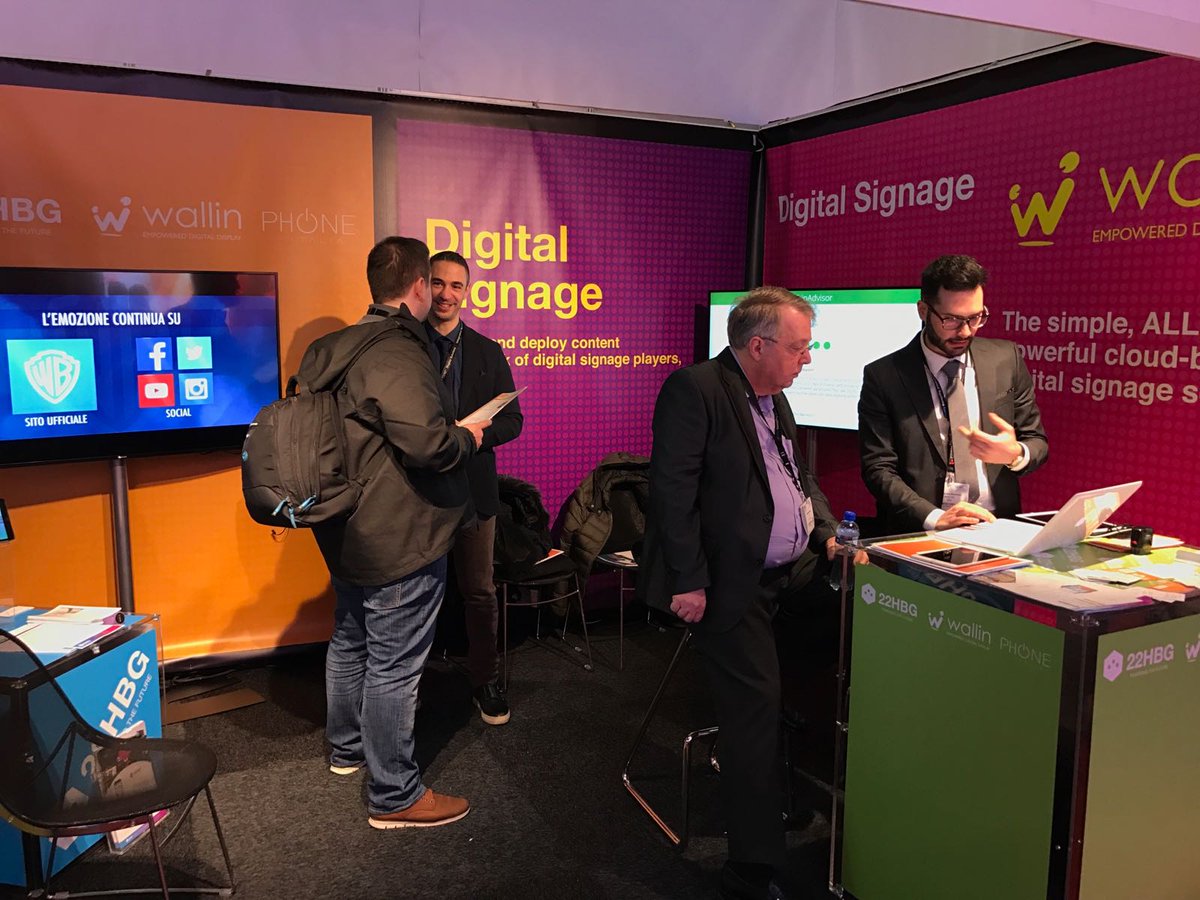 wallintv's tweet photo. Let the show begin, #ISE2017 starts today!
Come to visit us at 8-E260 and find out all the news about Wallin's #digitalsignage solutions! https://t.co/FO1TkA9yWY