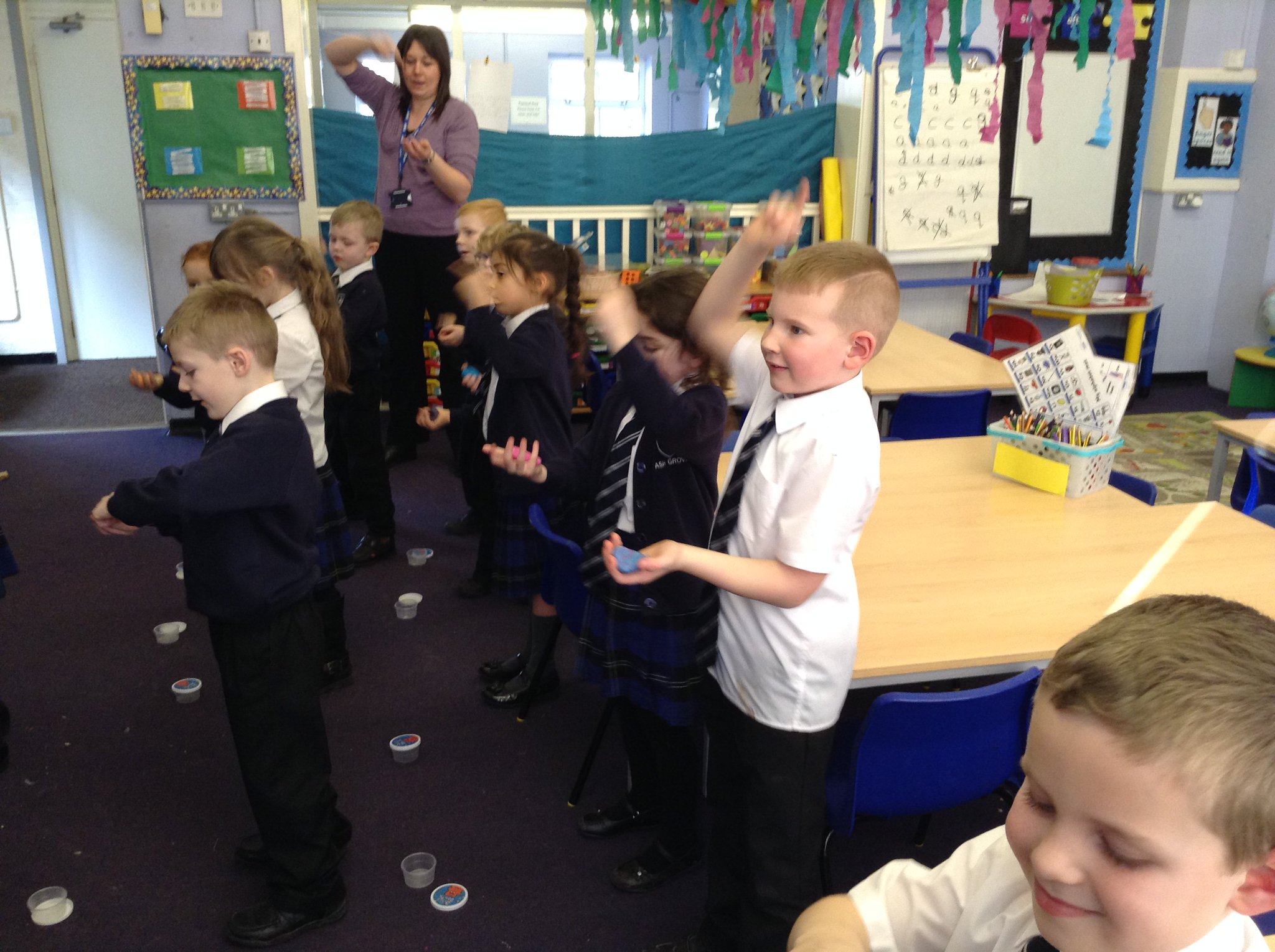 Ash Grove Academy on Twitter "Year 1 dancing with disco dough warming