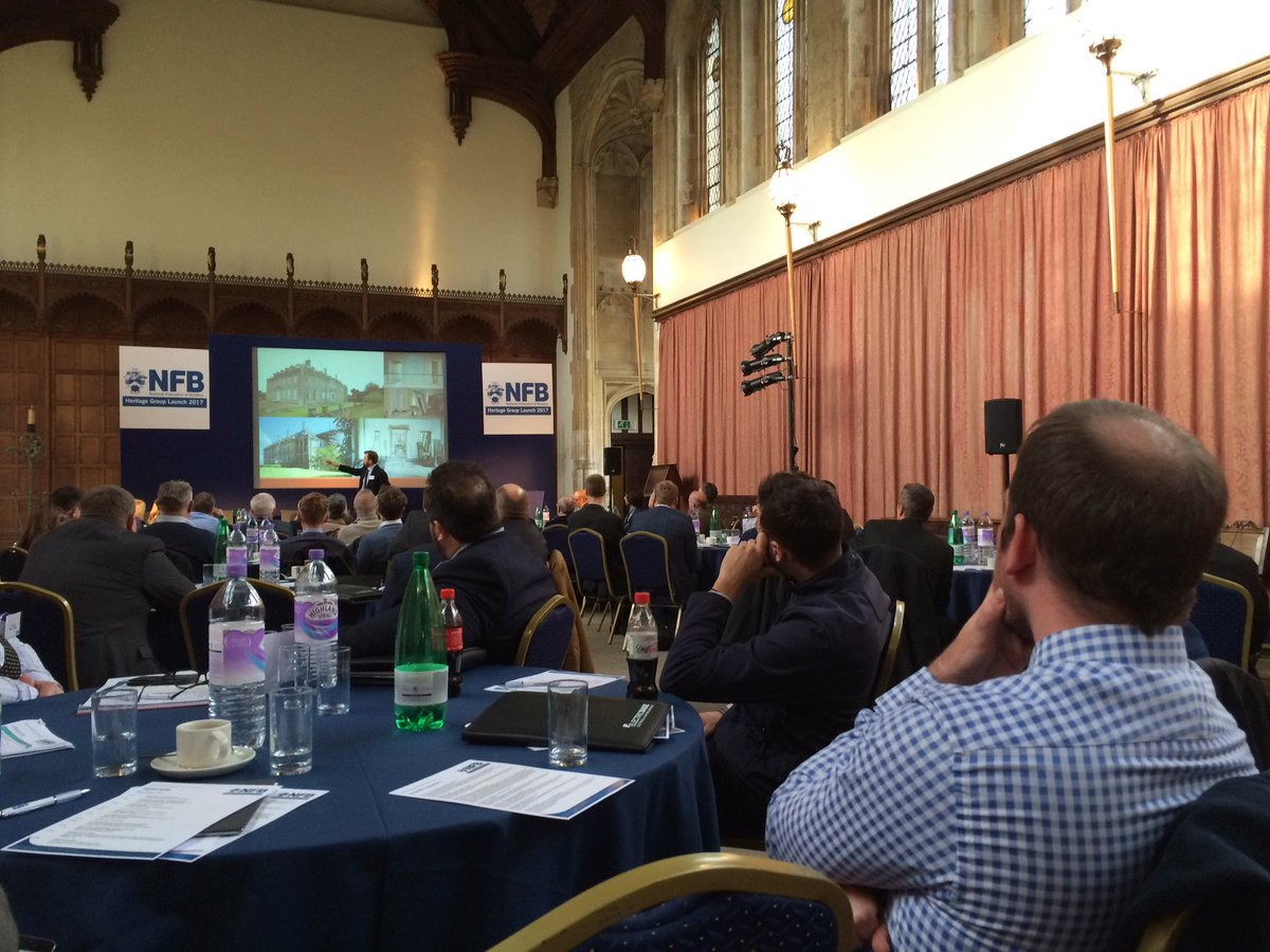 NFB member &amp; NFB Heritage Project of the year 2016 winners <a href="/ellisrestore/">Ellis & Co</a> showcase their work at the Heritage Group launch #NFBHG17 #heritage