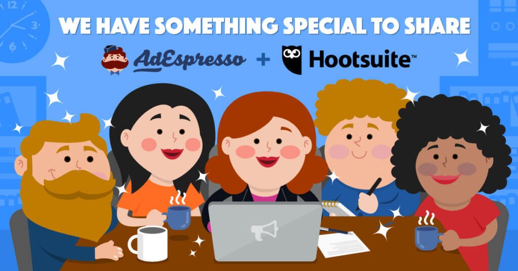 AdEspresso's tweet photo. The best Facebook Ads Optimization Solution + the best Social Media Management solution! A match made in heaven https://t.co/LKcHqzaPqW https://t.co/I2m6VAZKUH