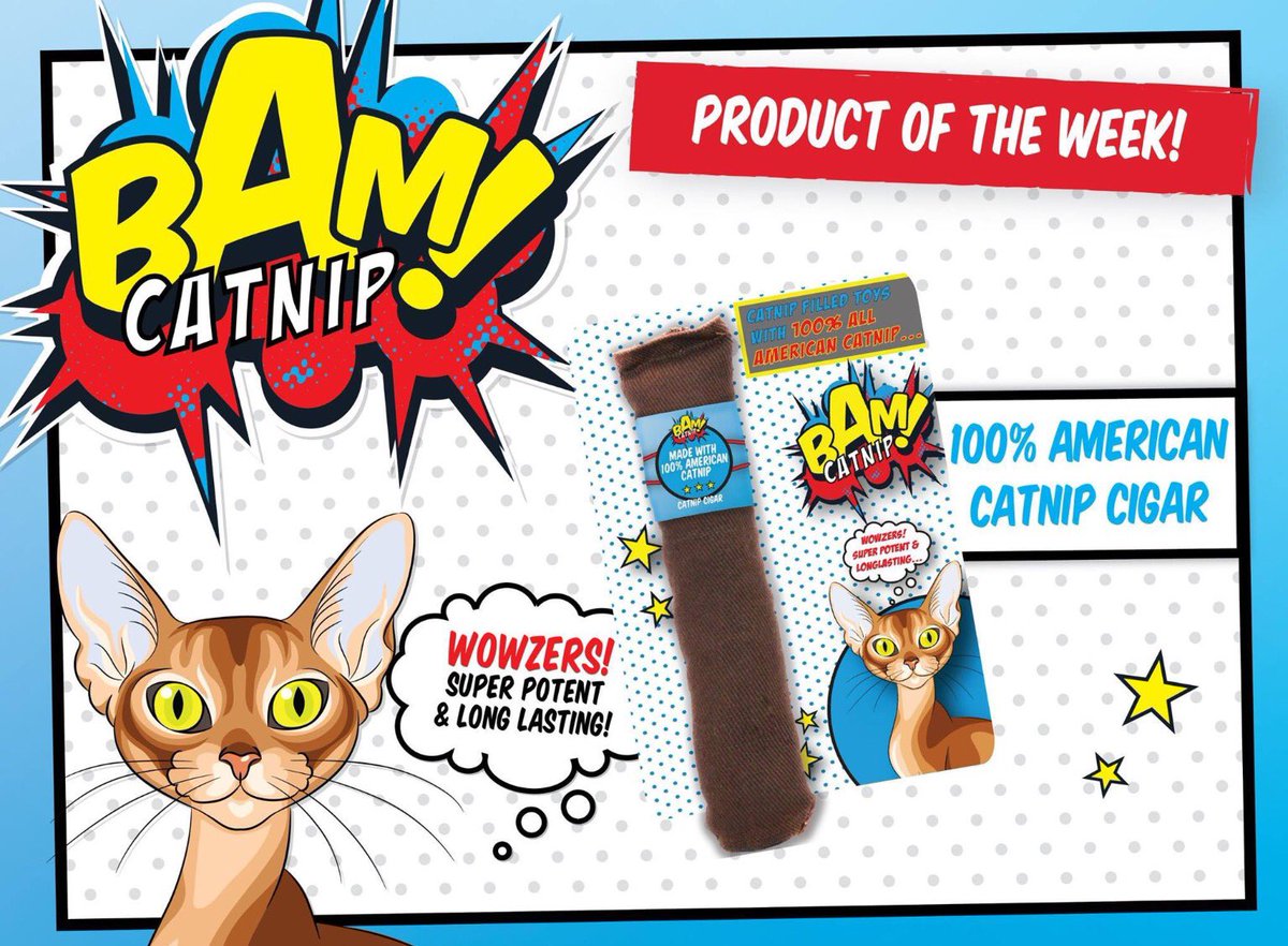 BAM_Catnip's tweet image. This weeks product of the week is our Catnip Cigar!