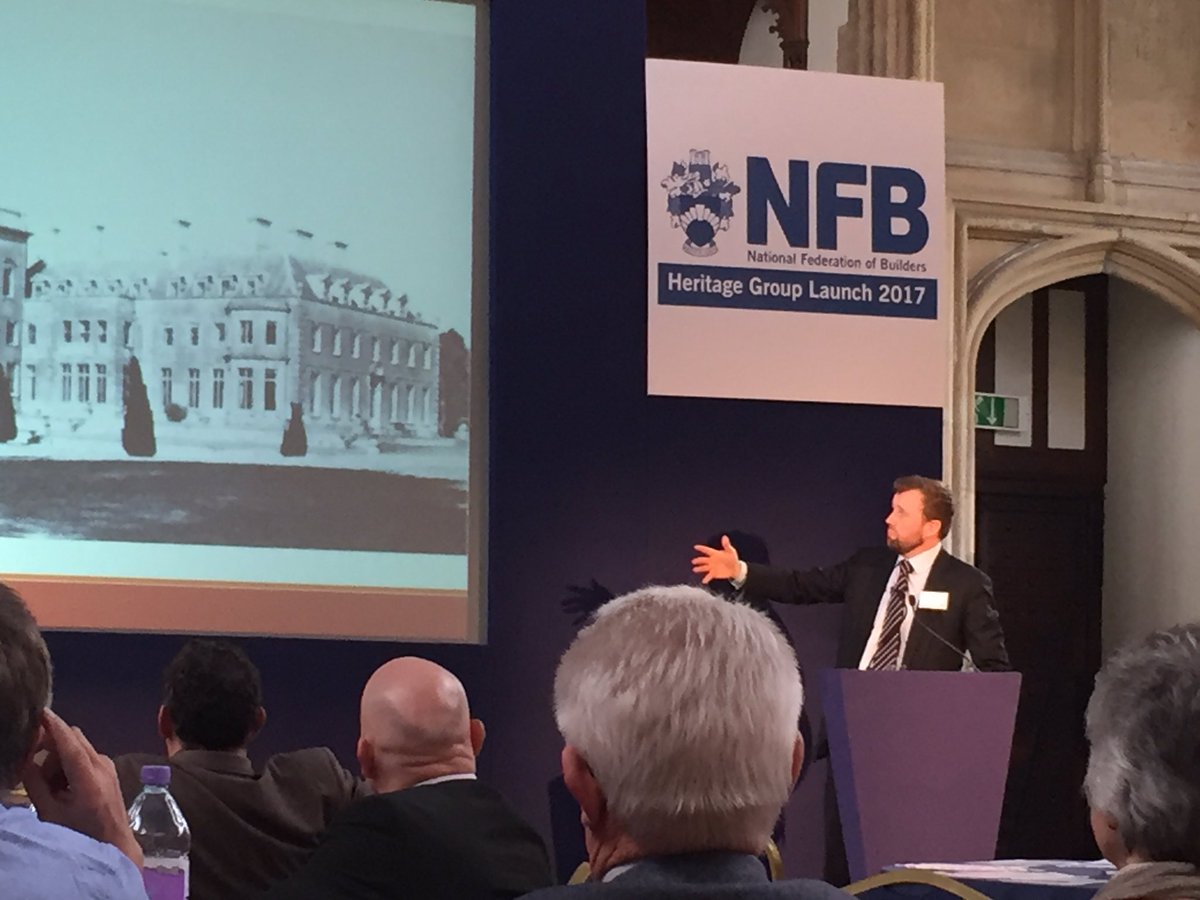 Hearing from Matthew Ellis of Ellis and Co, Somerset on Heritage Project in Dorset#NFBHG2017