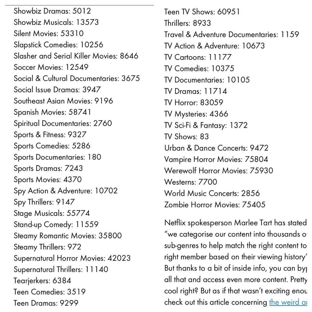 NETFLIX CODES TO UNLOCK THOUSANDS OF MOVIES. RT TO SAVE A LIFE