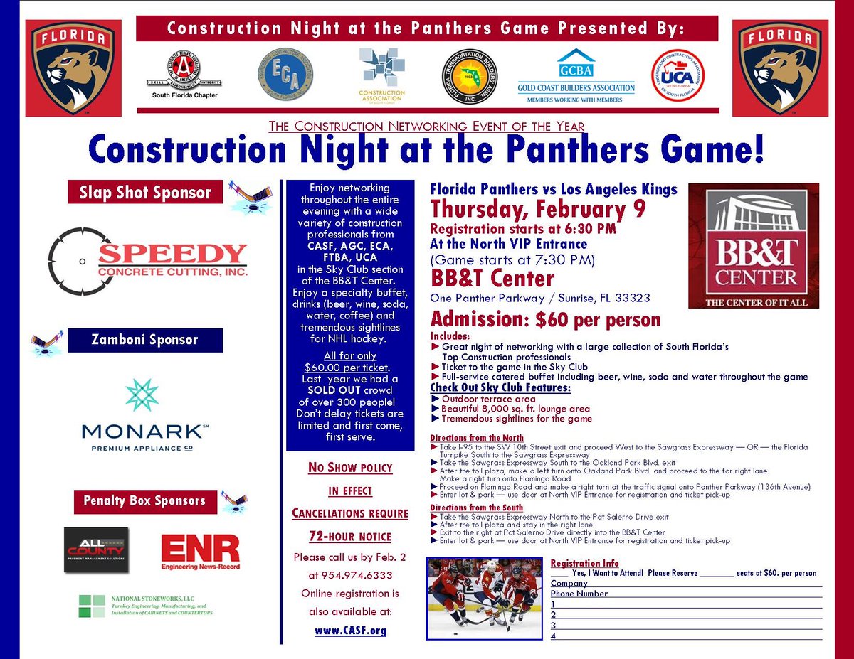 Today is the last day to register for the #CASFPanthersGame! Register now on our website! bit.ly/2kh0jGj