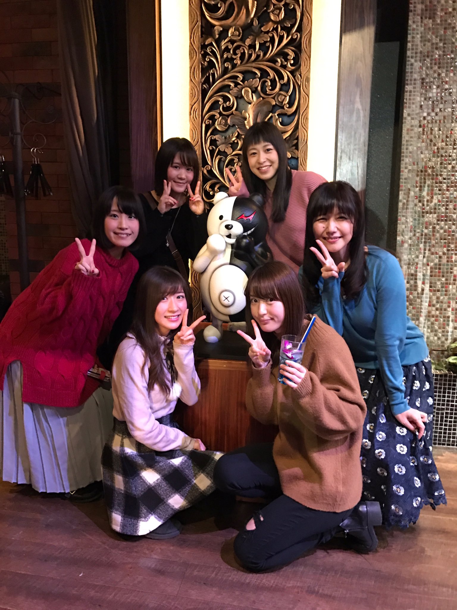 鈴木みのりofficial ニューダンガンロンパv3の打ち上げに参加させていただきました 改めて ダンガンロンパという作品に自分が参加している事への有り難みを感じました またいつかアンジーを演じられるよう 私ももっと頑張らねば めざせ 超 高校級の