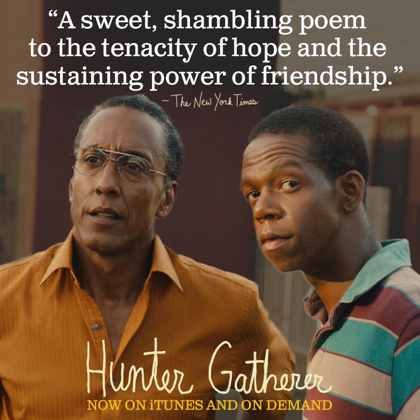 Today's the day! #HunterGatherer is finally out on Itunes and On Demand. So pumped that everyone can finally see it: itunes.apple.com/us/movie/hunte…