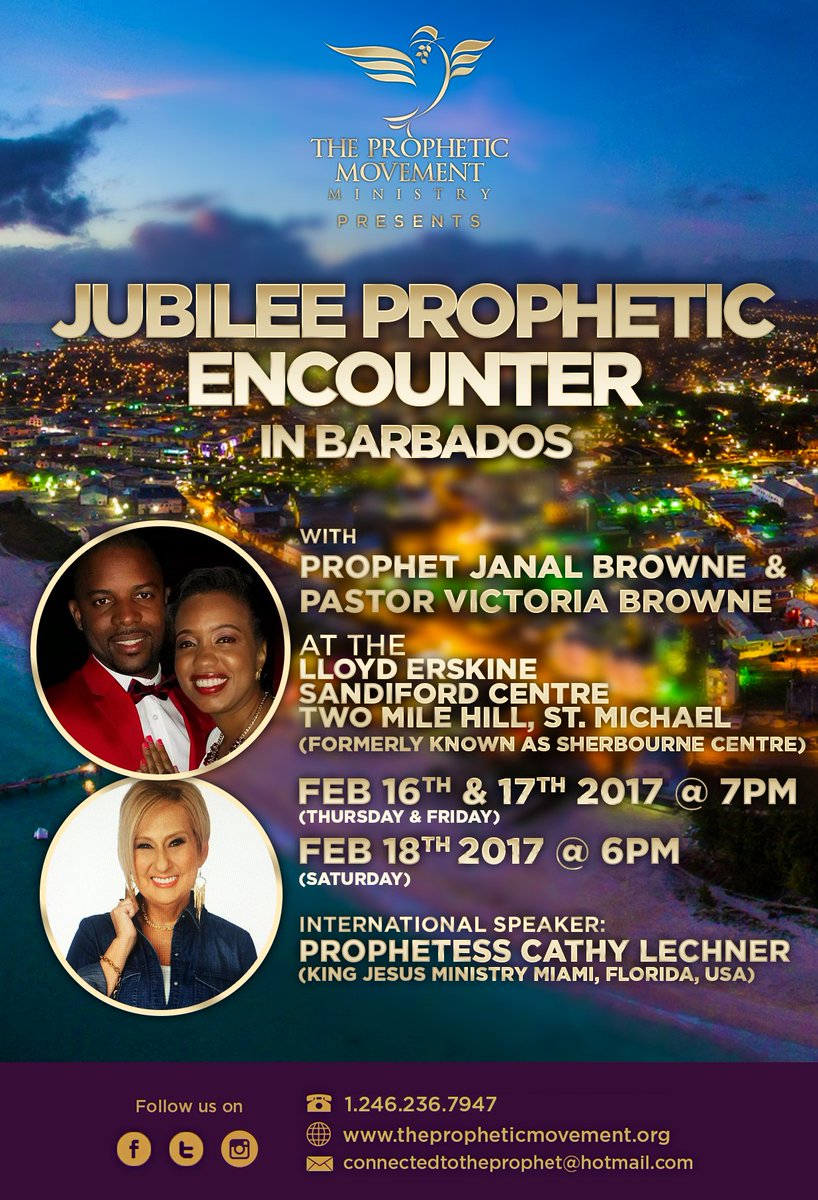 ProphetJanal's tweet photo. Don't miss this event Two Prophets ministering in one arena with Encounters in the Glory!!! https://t.co/D1TNEWdJ7R