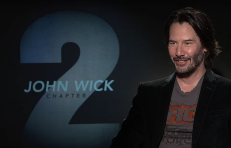 ClevelandONeal's tweet photo. How #KeanuReeves perfects 'gun fu' action in @JohnWickMovie 2 @KylieEricaMar https://t.co/IYfDgsylZf https://t.co/m4I290B9Gx