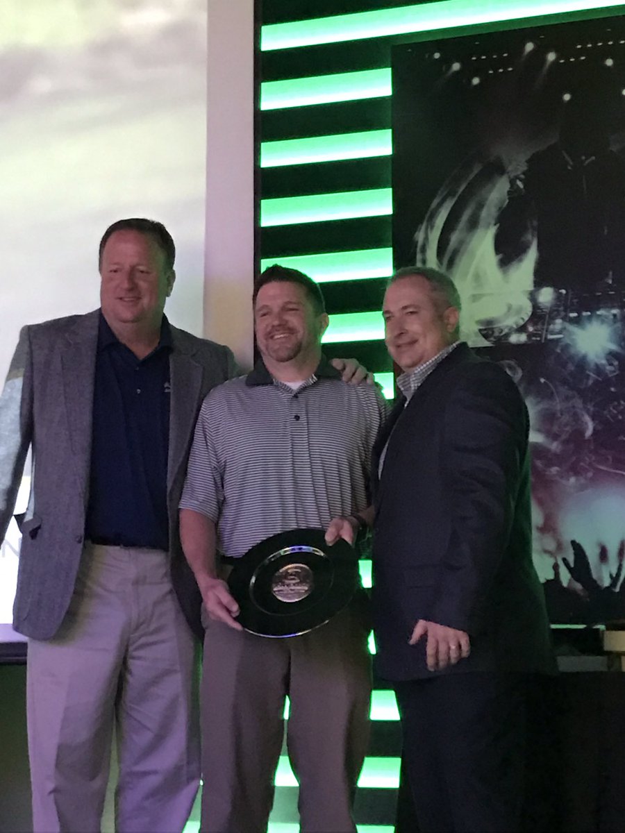 Congratulations to @adcock_larry for Sales Manager of the Year for our John Deere Sales Region.