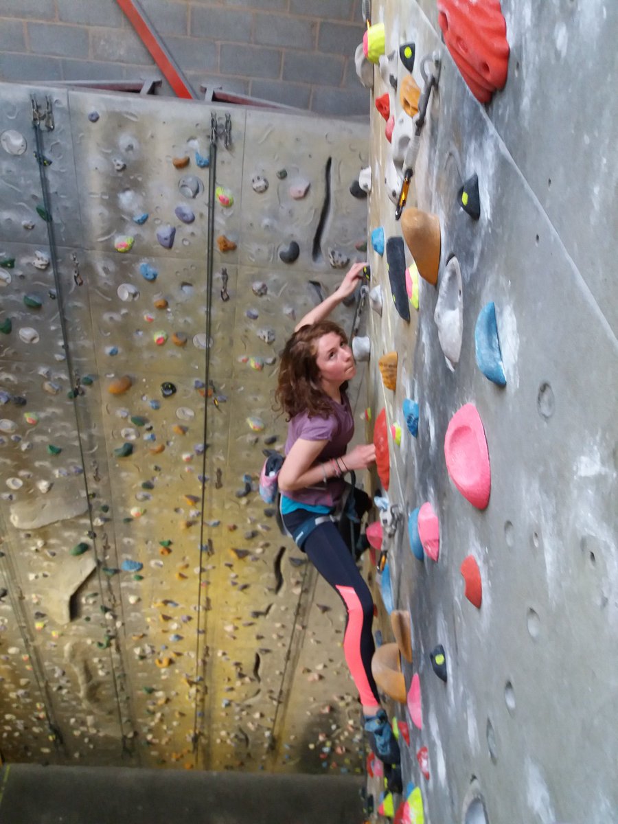 WintersRich's tweet photo. Setting more routes on the overhangs @towerleicester earlier. Here is Amber looking strong on the F6c+ https://t.co/bOrrSInwx9