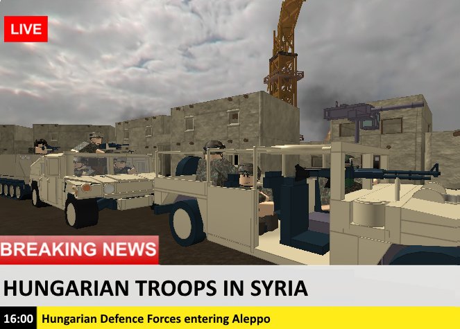 NebojsaRBLX's tweet photo. Hungarian troops in Syria https://t.co/imlaVRzxNa