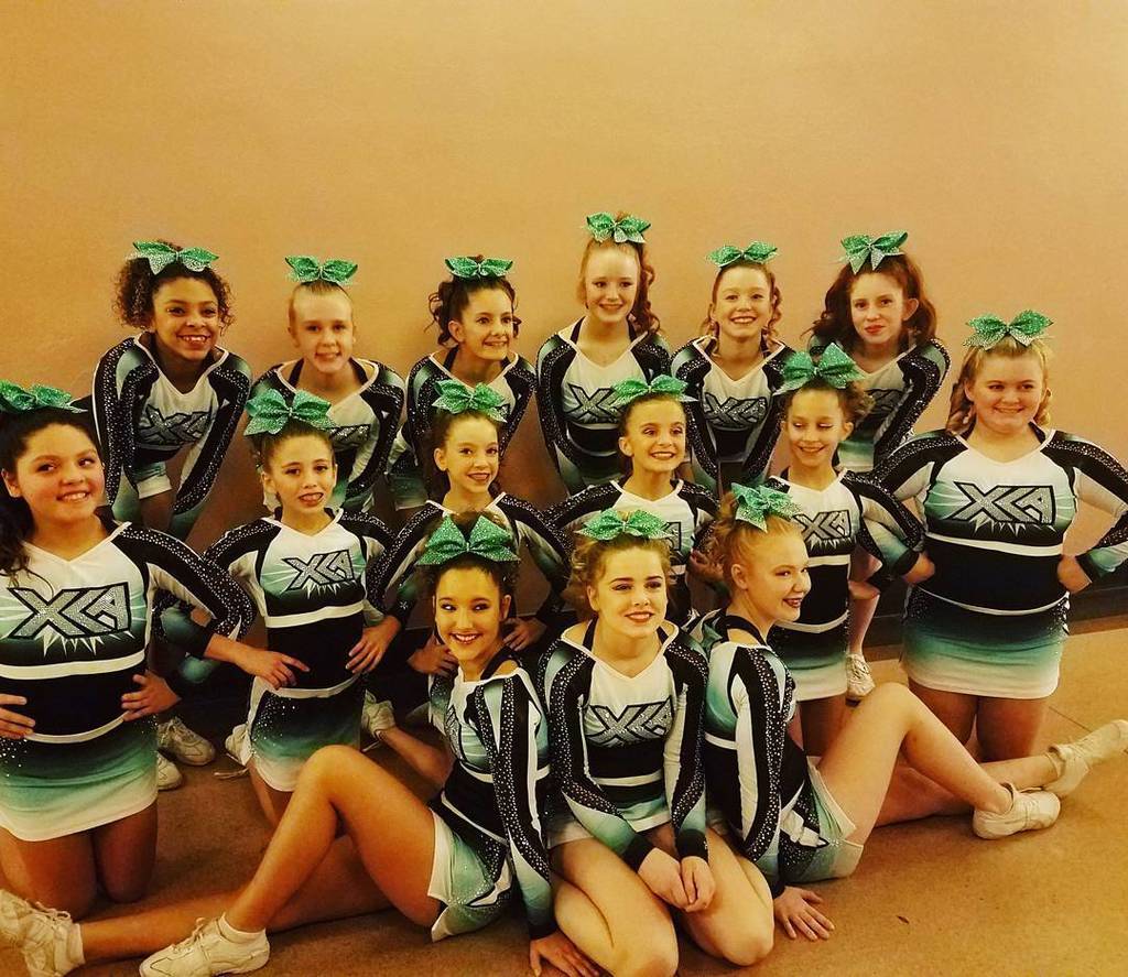 xcacheer's tweet photo. XCA J2 is ready for @ncacheer NCA this weekend!!! Cant wait to watch these pretty ladies!!! #Xcacheer #jrinvasion #… https://t.co/UcXpMDNwHy