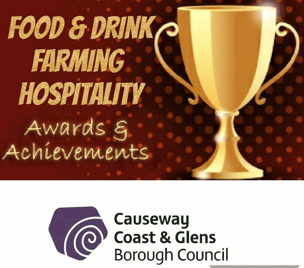 TasteCauseway's tweet photo. Has your CCAG food, drink, farming or hospitality business been recognised or awarded recently? DM @CCAGBusiness  ASAP! (Oct'15- Feb'17) https://t.co/MmmLxkt5Yp