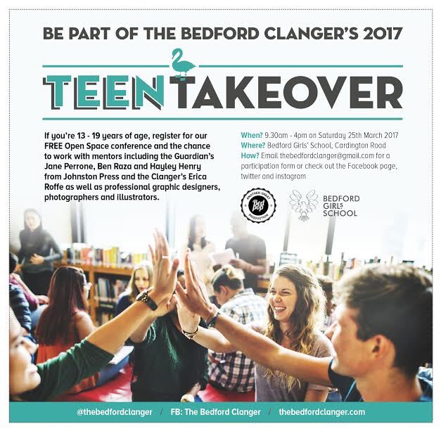 We need #teenagers of #bedford to take over and write an edition of the @bedfordclanger