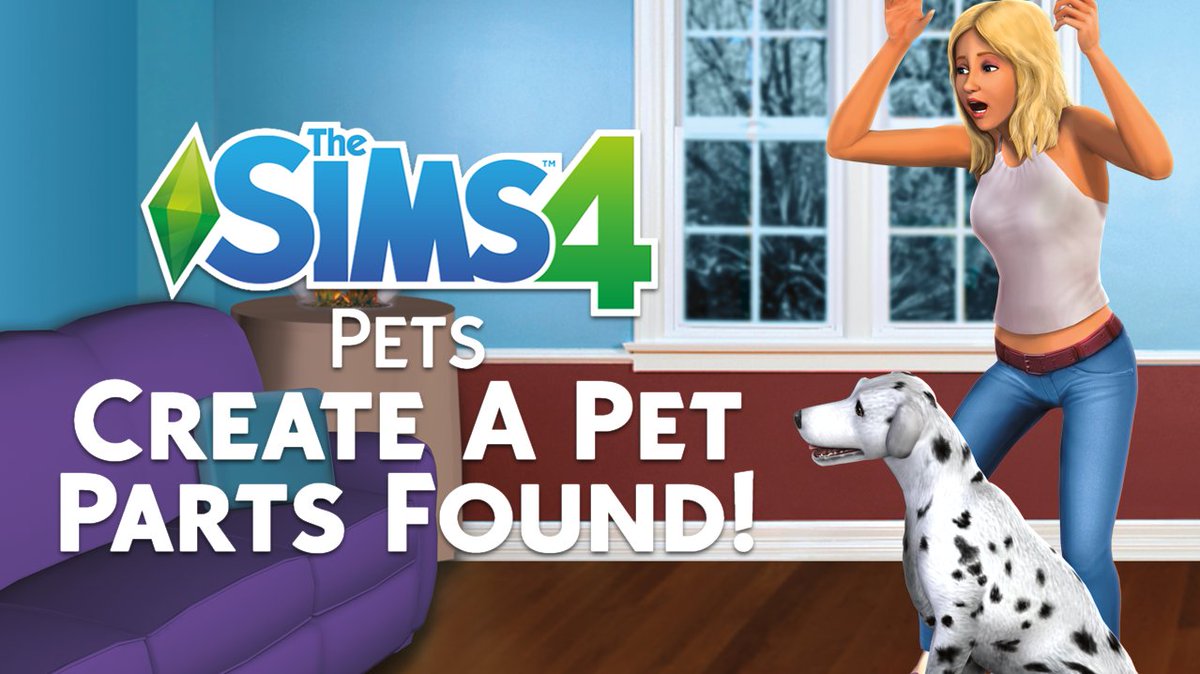 TheSimCommunity's tweet photo. #TheSims4 Pets: Create A Pet Parts Found!
>> https://t.co/QlDcsPEoPF https://t.co/GbD3RTuiwA
