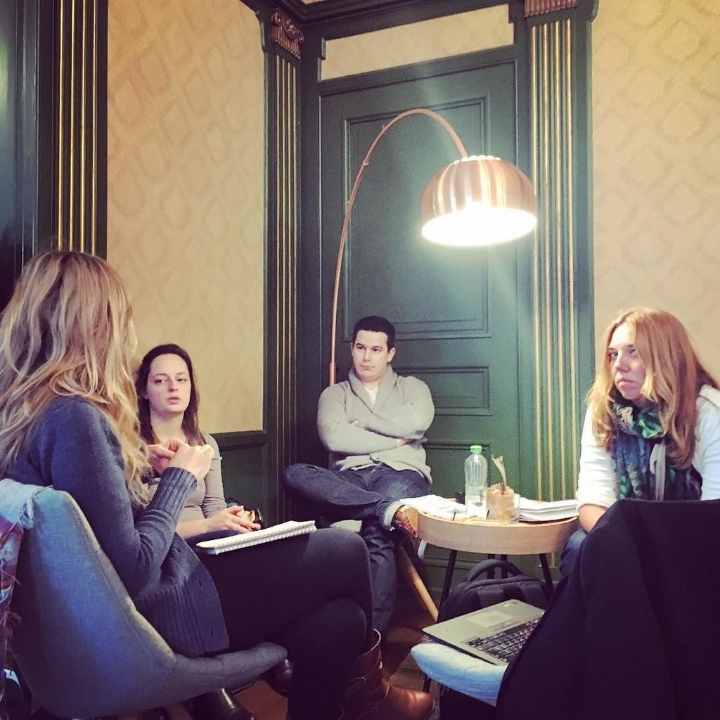 cdn's tweet photo. Catching up on clients and projects with the @ftrk team in the beautiful @CoworkGaleries https://t.co/Ocb4NyCYoX