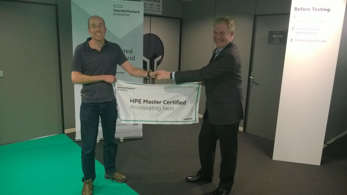 Alex_kats's tweet photo. Yes, we have another #HPEMASE π from UK and the day closes with big smiles!!Congrats @robincotgrove! #HPETSS @HPE_MyLearning https://t.co/LoS3gpaiFM