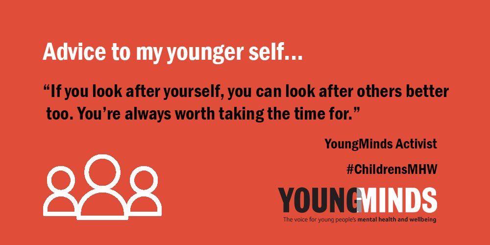 YoungMindsUK's tweet image. I wish someone had said to me... #ChildrensMHW
