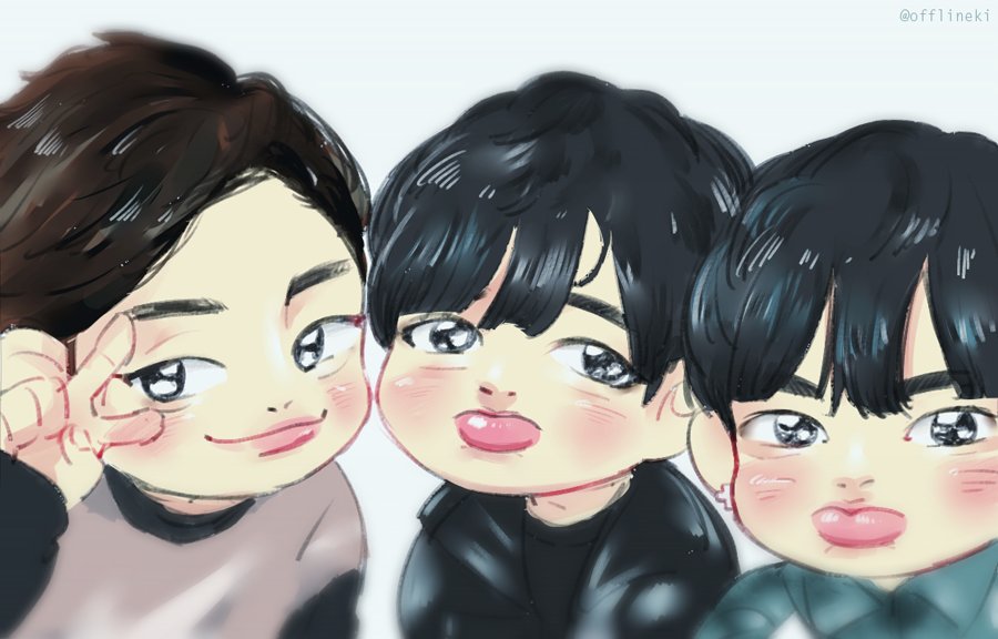 offlineki's tweet photo. 😏🐸🐸
PRINCE WEI AND TWO LITTLE FROG~
#업텐션 #비토 #ビト #BITTO #WEI #웨이 #ウェイ #쿤 #KUHN  #クン  #FANART https://t.co/eRV7cBOI8x