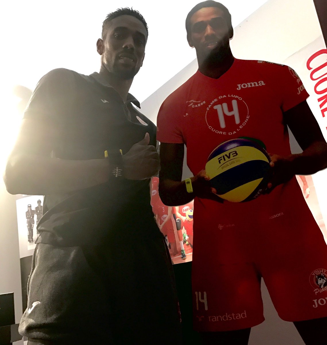 BeastSensor's tweet image. With the position of &quot;setter&quot; for @volleypiacenza, Raydel Hierrezuelo trains with #Beastsensor to improve his performance #BeastTrainingClub