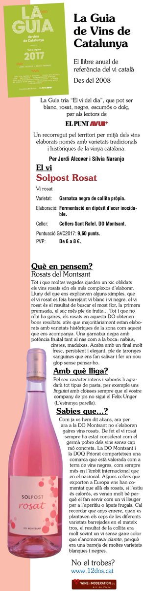 Nabius, cireres i maduixes que acaben amb un final molt fresc, persistent i elegant <a href="/LaGuiaVinsCat/">La Guia de Vins de Catalunya</a> <a href="/elpuntavui/">El Punt Avui 🎗️</a> <a href="/cellersstrafel/">Cellers Sant Rafel</a> <a href="/domontsant/">domontsant</a>