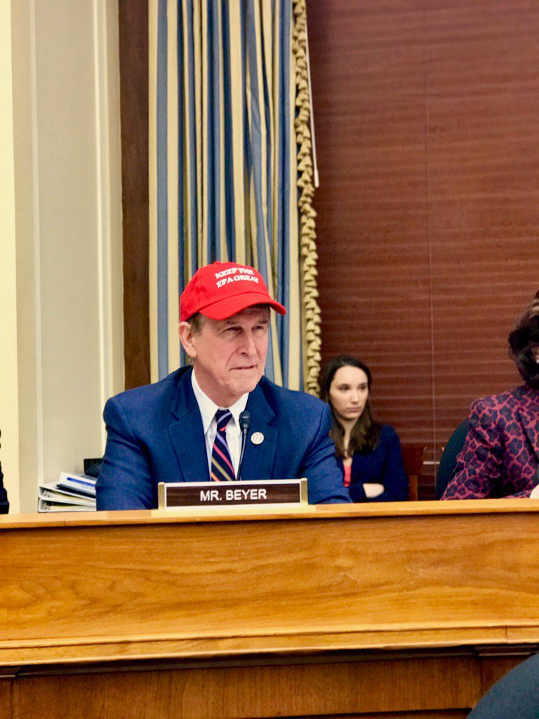 sciencedems's tweet photo. "The EPA has led to clearer skies, cleaner water, & vast improvements to public health." - @RepDonBeyer #KeepEPAGreat https://t.co/4AHblI2KxA