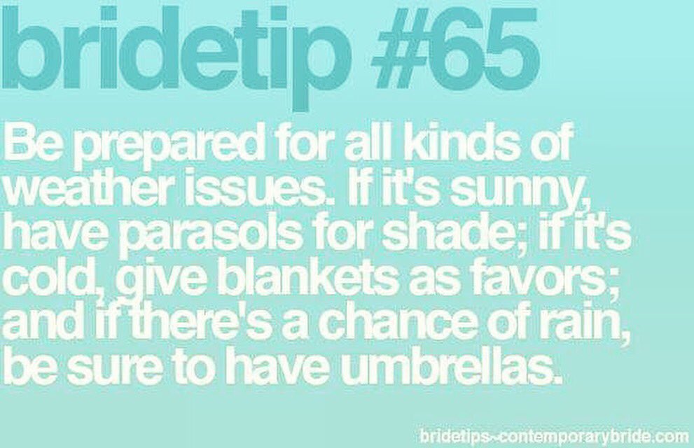 #weddingtiptuesday
Embrace Mother Nature on your #big day and be prepared for whatever may happen! #RFC #weddingvenue #rfcexperience