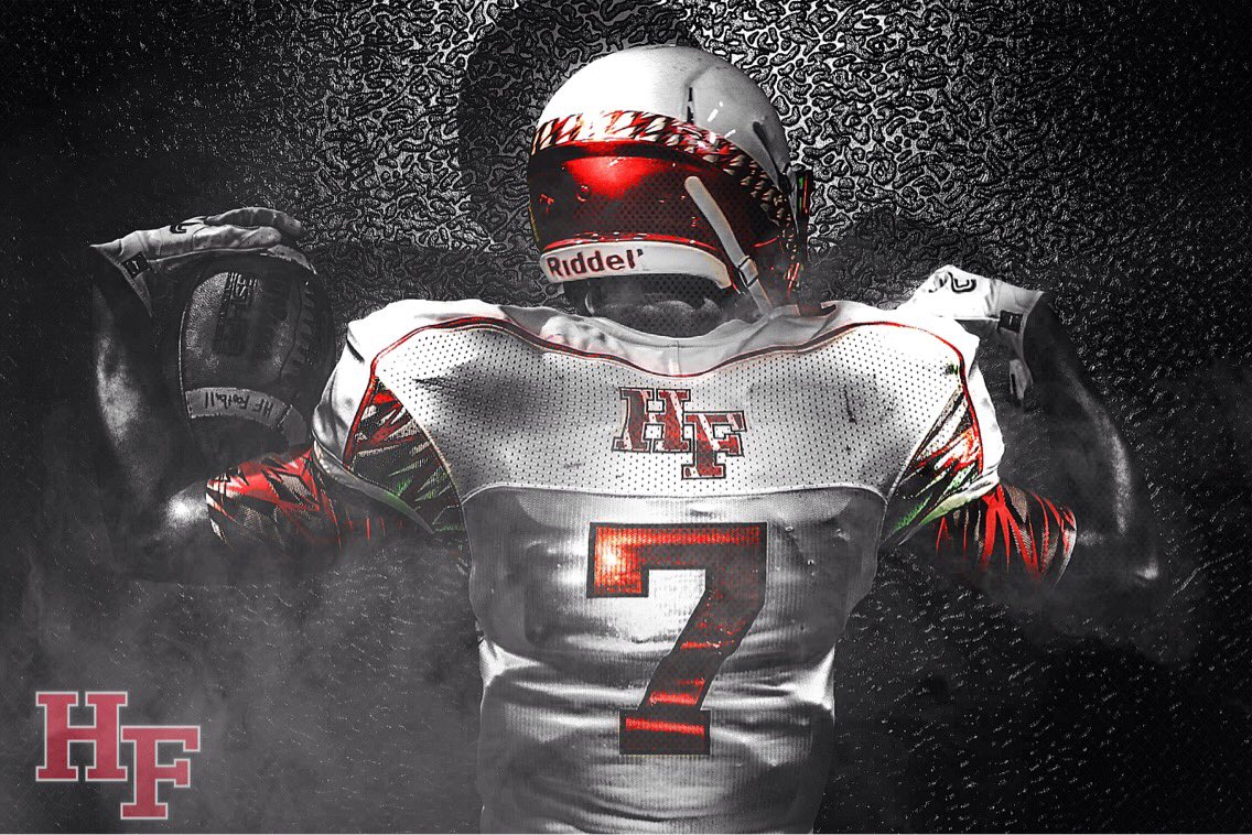 HF_Football's tweet photo. Play for the name on the front, and the name on the back! #OnlyatHF https://t.co/9YJyuWMDGc
