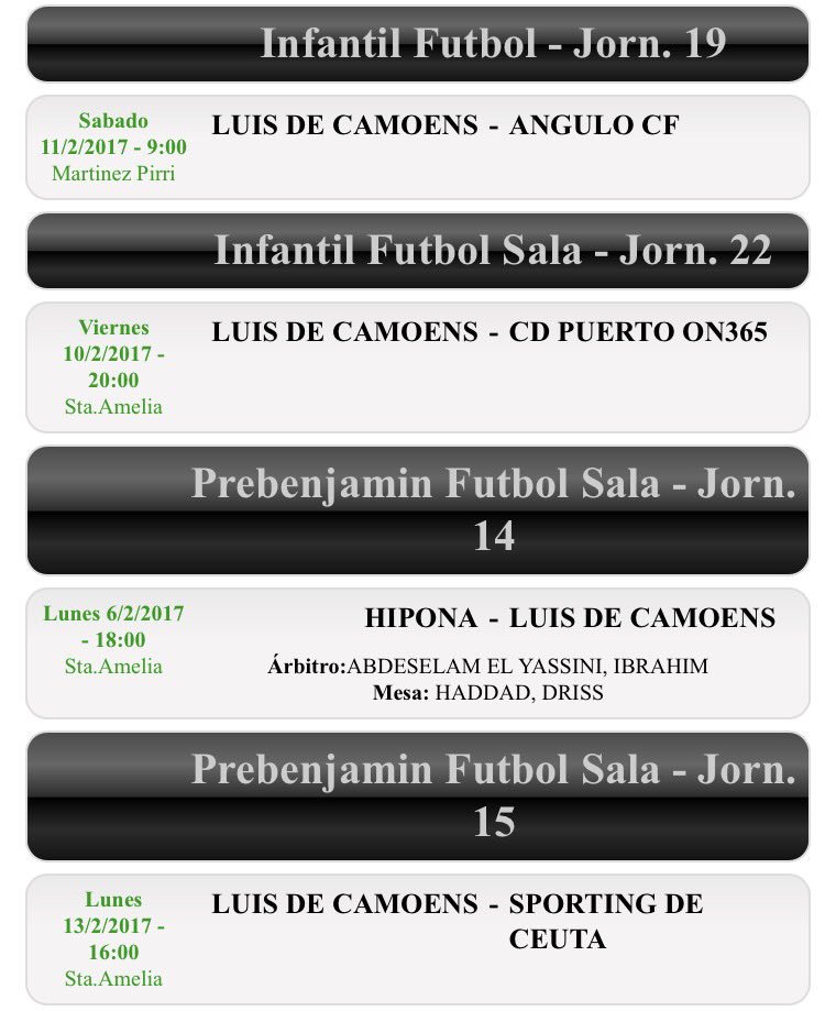 CamoensFemenino's tweet photo. Horarios de este fin de semana para nuestras pequeñas. 🍊💪🏼👧🏻🍀 #NuestrasPeques #NuestroFuturo #SiempreCamoens https://t.co/BPMrP9CJRW