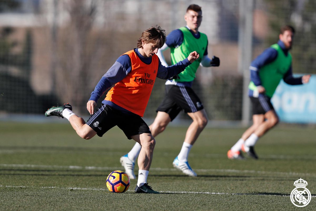 ↩️🏃⚽️ #RMCity 
¡<a href="/DaniCarvajal92/">Dani Carvajal Ramos</a> se entrenó con el resto del equipo!  🙌

#HalaMadrid