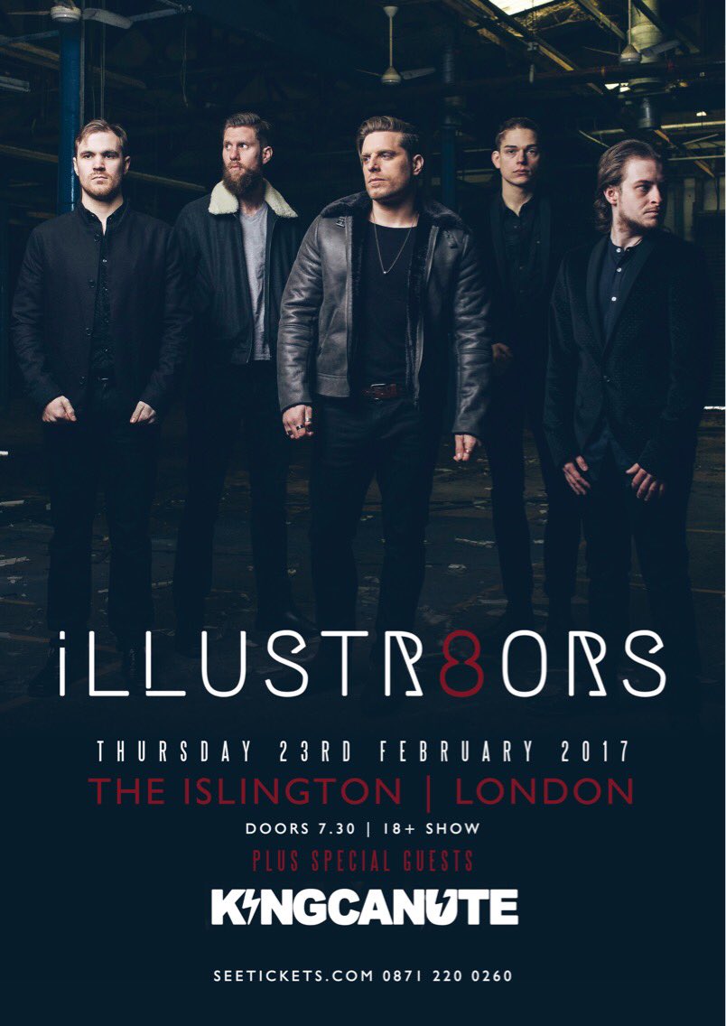 Live show announcement! 
Tickets: bit.ly/2gKY5PI

#livemusic #guitars #drums #bass #rockmusic #london #islington <a href="/illustr8orsBand/">illustr8ors</a>