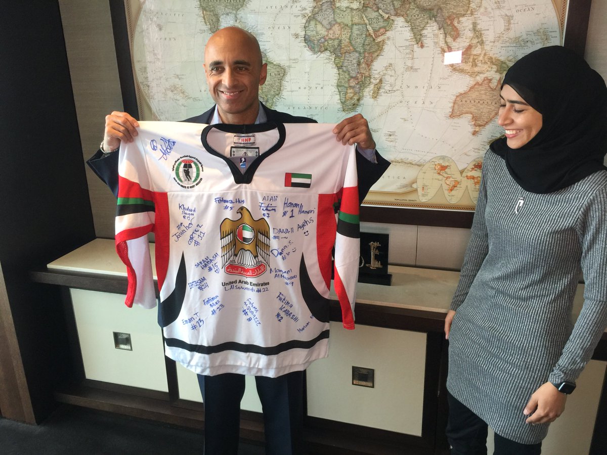 RT @monsportsnet: Fatima is in DC! She's at UAE Embassy with ambassador Youssef Al Otaiba #CapsHIFE