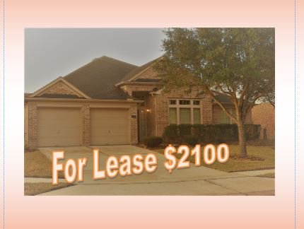 For Lease Missouri City, TX Immediate Move in Large 4/5 bedrm Ranch style home w/open floor plan, formals &amp; granite har.com/2515-Harpers-C…
