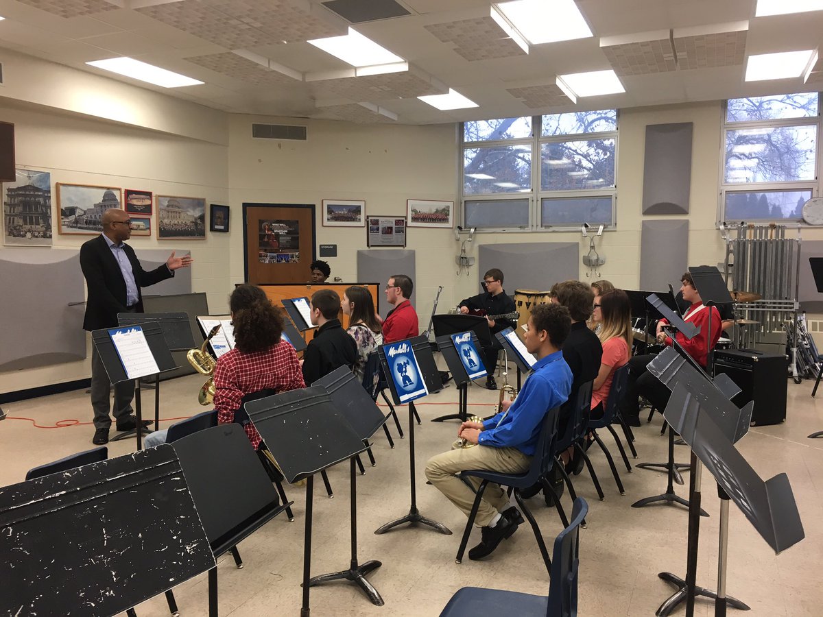 VCLMusic's tweet photo. What an awesome performance and clinic at District Jazz Festival! #vandyjayhawks #vandystrong https://t.co/puZv9dhvvV