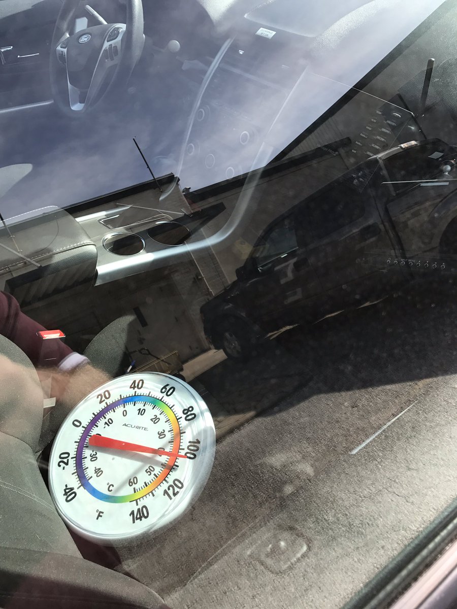 KBTXMax's tweet image. Pushing 105 inside the #WxEDGE just before noon. Not a good day to leave loved ones in the car! @KBTXNews