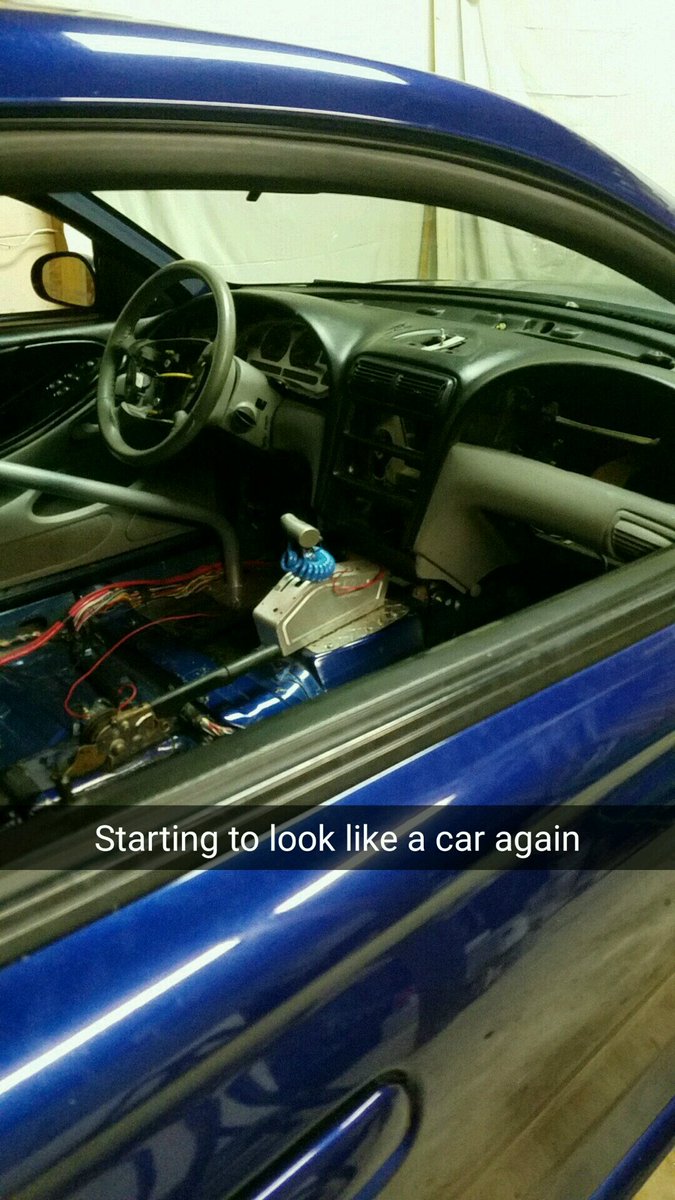 Stone_racing's tweet photo. Getting her back together #Mustang #Ford https://t.co/DQLGhnVQUb
