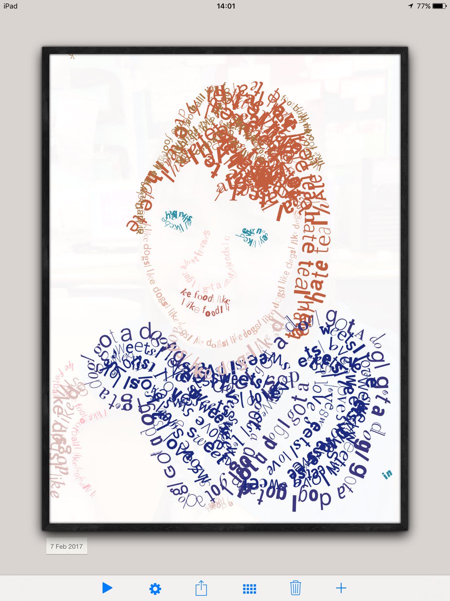 Year6PDCS's tweet photo. Yr6 @PDCSPrimary enjoyed creating self portraits of safe information to share online using #typedrawing #SaferInternetDay https://t.co/IGbdSDmbgs