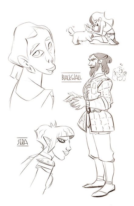 Sketches of last week ! #BlackwallMyLove 
