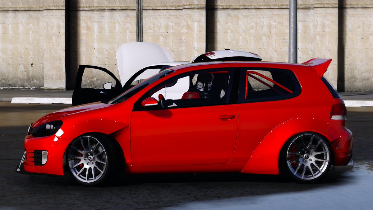 Just_Rik0's tweet photo. #GTAV #GTAVMOD #GTAOnline #GTAPhotographers #GTAVPC #GTAMODDING #Volskwagen  #Golf #MK6 #GTI #Wideboody #Overfended #FourthCore #D3NKE https://t.co/pfzZLK1OwH