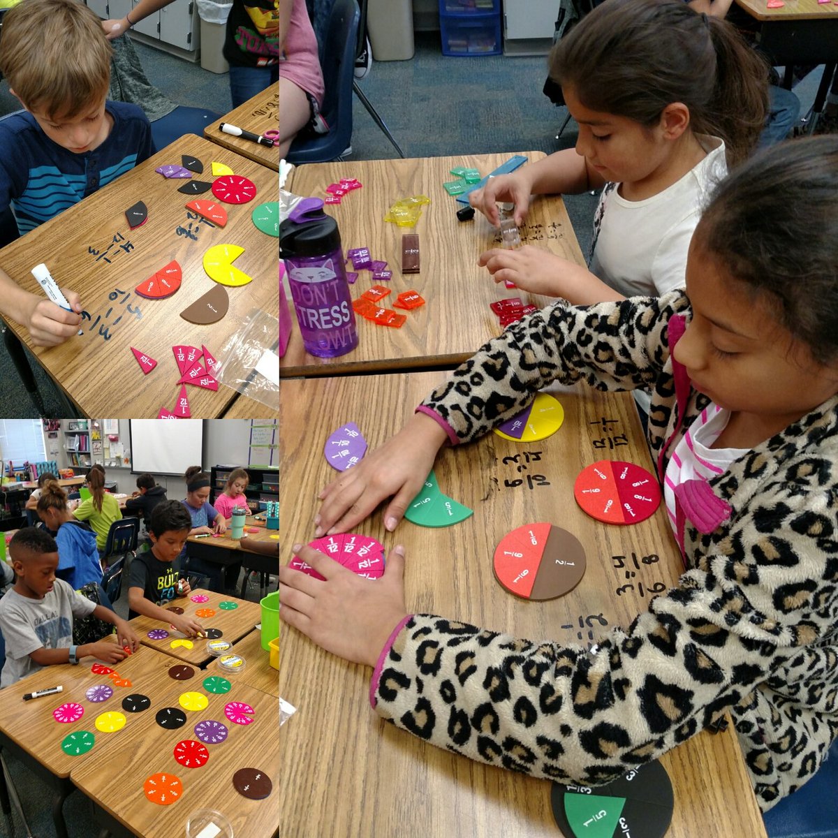MrsW4thgradeJAV's tweet photo. Making equivalent fractions! #fractionsarefriendsnotfoes @JAVitovsky_Elem @hollyewalker https://t.co/qCgDZQW0So